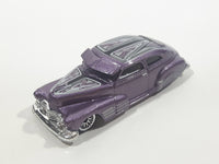 2004 Hot Wheels First Editions '47 Chevy Fleetline Metalflake Lavender Purple Die Cast Toy Classic Car Vehicle