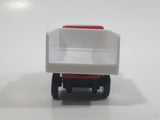 1998 Maisto Tonka Toys Hasbro Farm Truck Tonker Toys Utility Hauler Red White Die Cast Toy Car Vehicle