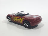 2002 Maisto Marvel The Amazing Spider-Man Plymouth Pronto Spyder Convertible Dark Red Die Cast Toy Car Vehicle