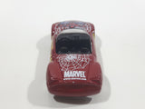 2002 Maisto Marvel The Amazing Spider-Man Plymouth Pronto Spyder Convertible Dark Red Die Cast Toy Car Vehicle