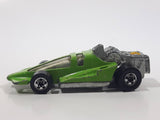 1980 Hot Wheels Turbo Wedge Green Die Cast Toy Car Vehicle BW Hong Kong