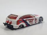 2002 Hot Wheels Tuners Ford Focus White Die Cast Toy Race Car Vehicle