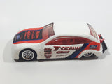 2002 Hot Wheels Tuners Ford Focus White Die Cast Toy Race Car Vehicle