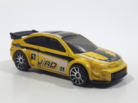 2008 Hot Wheels '08 Ford Focus Yellow Die Cast Toy Car Vehicle