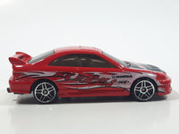 2001 Hot Wheels First Editions Honda Civic SI Red Die Cast Toy Car Vehicle