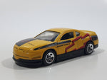 2001 Hot Wheels Monte Carlo Concept Car Yellow Die Cast Car Vehicle