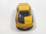 2001 Hot Wheels Monte Carlo Concept Car Yellow Die Cast Car Vehicle