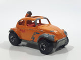 1988 Hot Wheels Color Racers Baja Bug Volkswagen VW Beetle Metallic Orange Brown To Yellow Die Cast Toy Car Vehicle