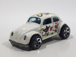 1998 Hot Wheels Artistic License 1953-57 Volkswagen VW Bug White Die Cast Toy Car Vehicle