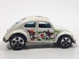 1998 Hot Wheels Artistic License 1953-57 Volkswagen VW Bug White Die Cast Toy Car Vehicle