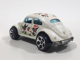 1998 Hot Wheels Artistic License 1953-57 Volkswagen VW Bug White Die Cast Toy Car Vehicle