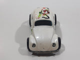 1998 Hot Wheels Artistic License 1953-57 Volkswagen VW Bug White Die Cast Toy Car Vehicle