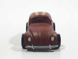 2001 Hot Wheels 1953-57 Volkswagen VW Bug Flat Brown Die Cast Toy Car Vehicle