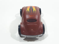 2001 Hot Wheels 1953-57 Volkswagen VW Bug Flat Brown Die Cast Toy Car Vehicle