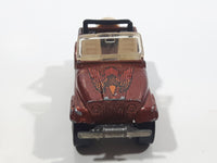 1983 Hot Wheels Jeep CJ-7 Brown Die Cast Toy Car Vehicle