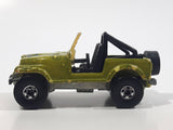 1990 Hot Wheels Automatic Color Racers Jeep CJ-7 Olive Green Die Cast Toy Car Vehicle