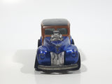 1985 Hot Wheels Real Riders Hi-Rakers '40's Woodie Blue with Brown Wood Panel Die Cast Toy Car Vehicle