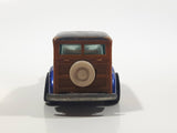 1985 Hot Wheels Real Riders Hi-Rakers '40's Woodie Blue with Brown Wood Panel Die Cast Toy Car Vehicle