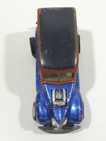 1985 Hot Wheels Real Riders Hi-Rakers '40's Woodie Blue with Brown Wood Panel Die Cast Toy Car Vehicle