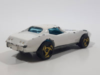 1997 Hot Wheels Street Beast Corvette Stingray White Die Cast Toy Car Vehicle