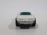 1997 Hot Wheels Street Beast Corvette Stingray White Die Cast Toy Car Vehicle