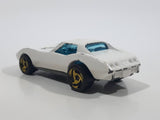 1997 Hot Wheels Street Beast Corvette Stingray White Die Cast Toy Car Vehicle