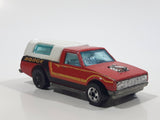 Vintage 1982 Hot Wheels Hi Rakers Dodge D-50 Pickup Truck Red with White Canopy Die Cast Toy Car Vehicle