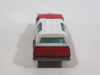 Vintage 1982 Hot Wheels Hi Rakers Dodge D-50 Pickup Truck Red with White Canopy Die Cast Toy Car Vehicle