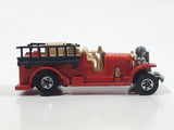 1982 Hot Wheels Old Number 5 Fire Truck Red Die Cast Toy Firefighting Rescue Emergency Vehicle