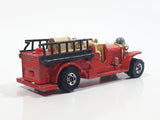 1982 Hot Wheels Old Number 5 Fire Truck Red Die Cast Toy Firefighting Rescue Emergency Vehicle