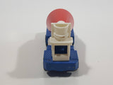 1992 Hot Wheels Oshkosh Cement Mixer White Blue Red Die Cast Toy Truck Construction Vehicle