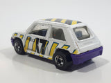 1991 Hot Wheels Renault 5 GT Turbo White Die Cast Toy Car Vehicle