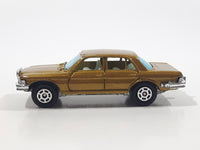 Vintage Yatming No. 1012 Mercedes-Benz 450 SEL Gold Die Cast Toy Car Vehicle - Hong Kong