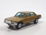 Vintage Yatming No. 1012 Mercedes-Benz 450 SEL Gold Die Cast Toy Car Vehicle - Hong Kong