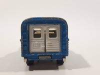 Majorette No. 235 Citroen Acadiane Blue 1/60 Scale Die Cast Toy Car Vehicle with Opening Rear Doors Made in France