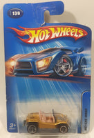 2005 Hot Wheels Meyers Manx Gold Die Cast Toy Car Vehicle New in Package