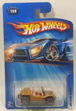 2005 Hot Wheels Meyers Manx Gold Die Cast Toy Car Vehicle New in Package