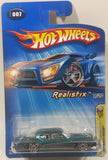 2005 Hot Wheels First Editions Realistix 1971 Buick Riviera Metallic Blue Green Die Cast Toy Muscle Car Vehicle New in Package