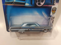 2004 Hot Wheels First Editions 1964 Chevy Impala Light Blue Die Cast Toy Muscle Car Vehicle New in Package