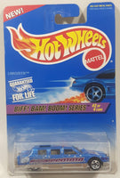 1997 Hot Wheels Biff! Bam! Boom! Series Limozeen Money Madness! Blue Die Cast Toy Car Vehicle New in Package