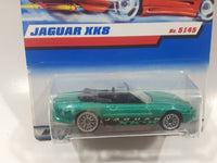 1998 Hot Wheels First Editions Jaguar XK8 Metallic Green Die Cast Toy Car Vehicle New in Package