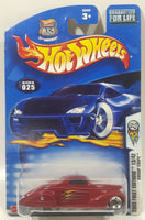 2003 Hot Wheels First Editions Swoop Coupe Red Die Cast Toy Low Rider Hot Rod Car Vehicle New in Package