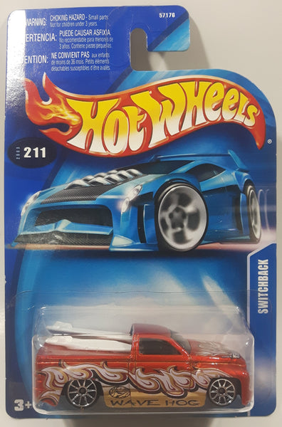 2003 Hot Wheels Switchback Dark Orange Truck Die Cast Toy Car Vehicle New in Package