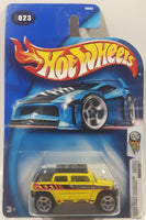 2004 Hot Wheels First Editions Rockster Yellow Die Cast Toy Car Vehicle New in Package