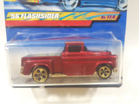 2000 Hot Wheels Circus On Wheels '56 Flashsider Metalflake Dark Red Die Cast Toy Car Vehicle New in Package