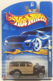 2002 Hot Wheels '40s Woodie Black Die Cast Toy Car Vehicle New in Package