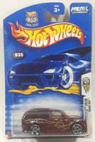 2003 Hot Wheels First Editions Boom Box Metallic Maroon Die Cast Toy Car Vehicle New in Package