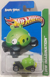 2012 Hot Wheels HW Imagination Angry Birds Minion Pig Green Die Cast Toy Car Vehicle New in Package