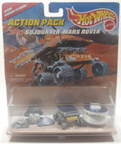 1996 Hot Wheels Rover Mission To Mars Action Pack JPL Sojourner Mars Rover, Mars Pathfinder, and Lander Die Cast Toy Vehicles New in Package