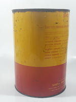 Vintage Shell Oil Company Darina AX Five Pound 2.268kg Grease Metal Can